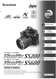 Fujifilm FinePix S5200 manual. Camera Instructions.
